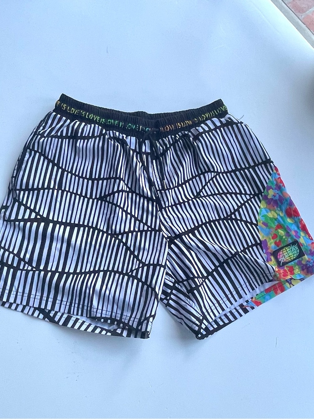 Slunks Volleyball Board Shorts Mens Size Large Athletic Swim Trunks - Picture 2 of 10